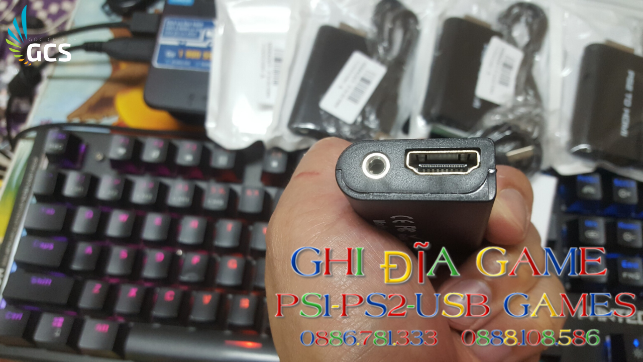 PS2 To HDMI - Cổng Kết Nối HDMI Cho Máy PS2