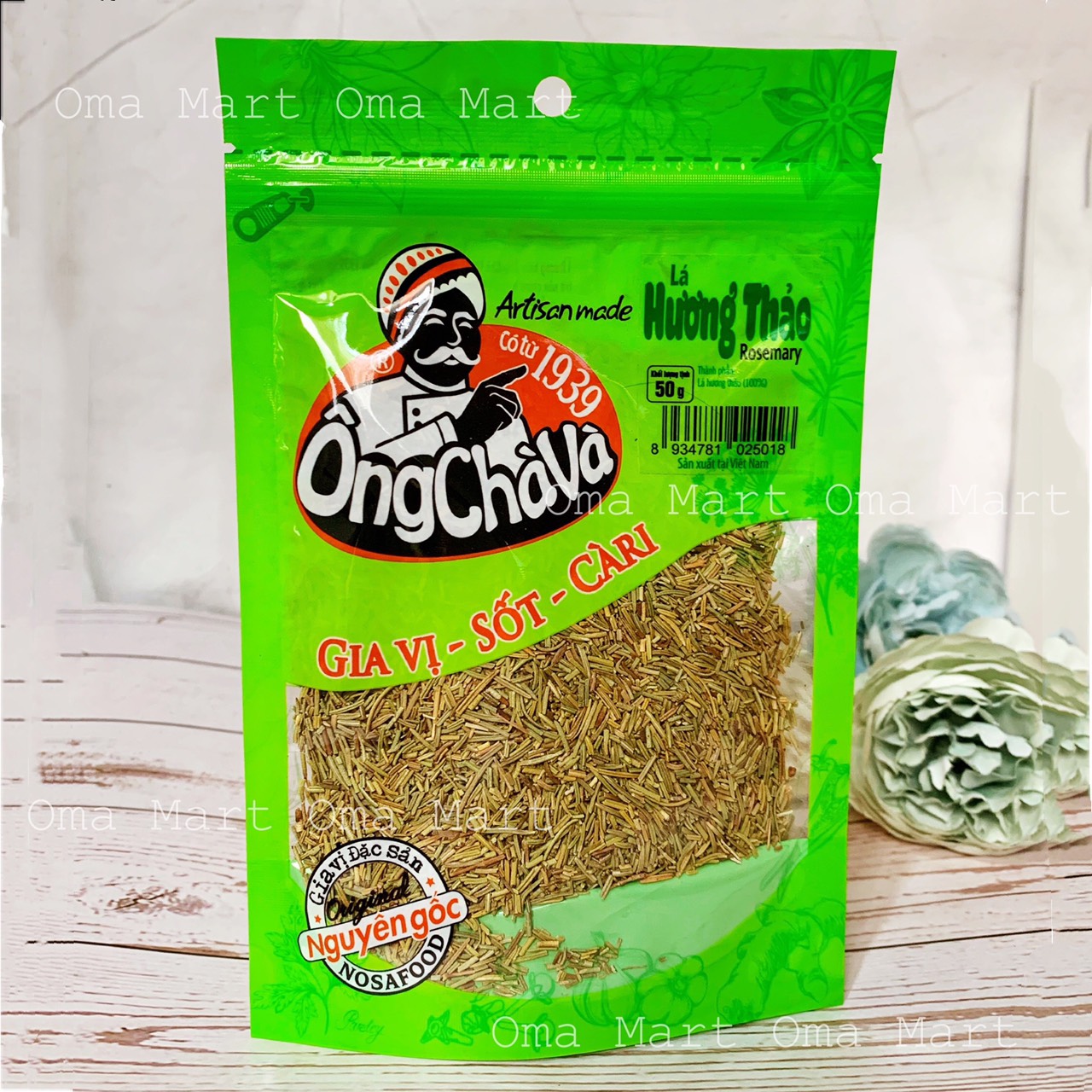Gia vị thơm Ông Chà Và (hương thảo, kinh giới, xạ hương...)