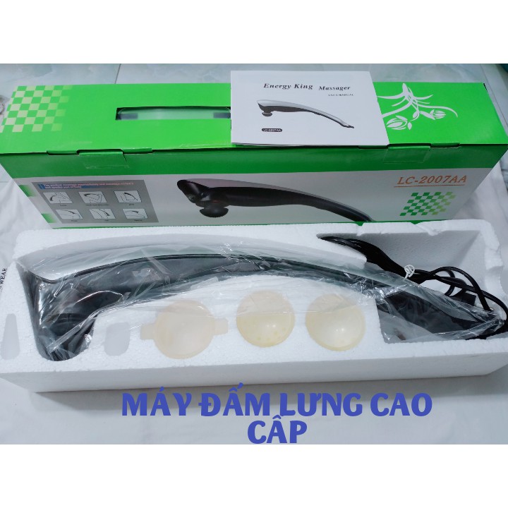 Máy đấm lưng, massage cầm tay LC-2007AA. (3 Đầu Matxa)