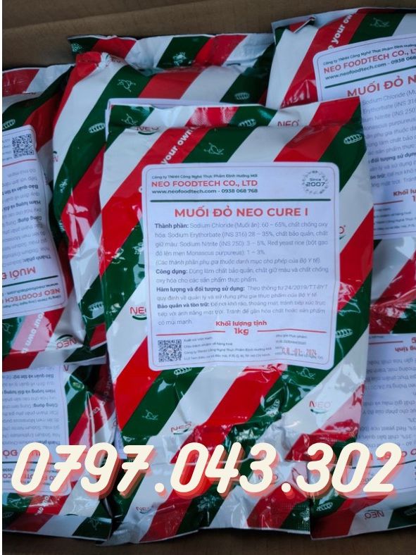 [HCM] MUỐI ĐỎ NEO CURE 1 (1kg)