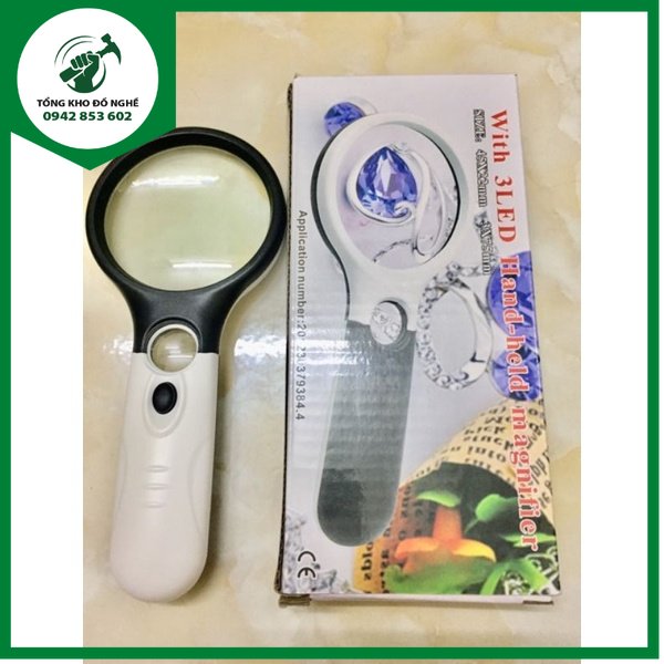 Kính lúp đa năng có đèn led phóng đại 45X _TKDN
