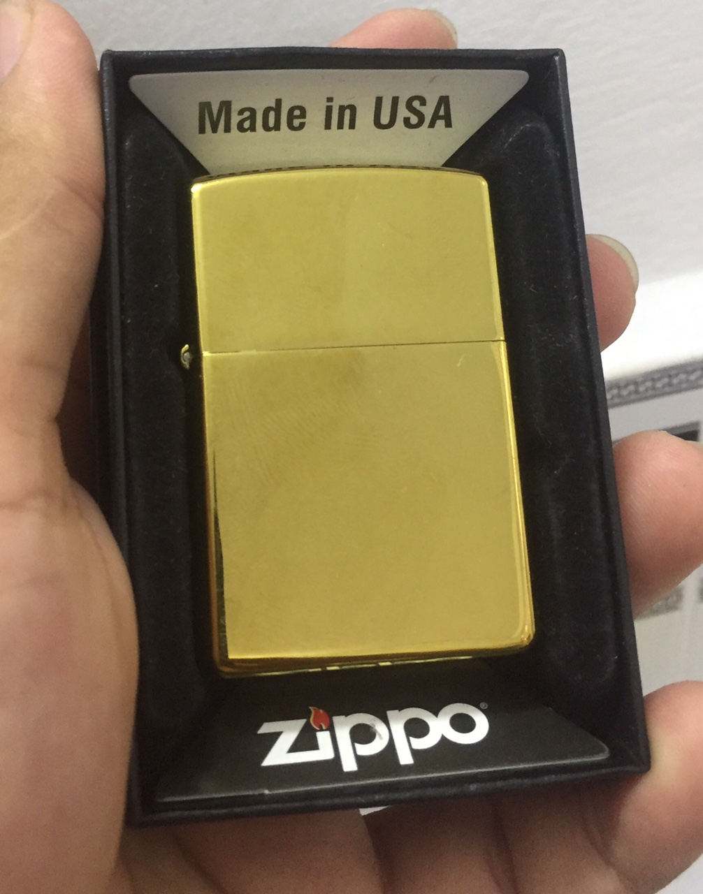 [HCM]Zippo Khắc Laze Logo CSCĐ Vàng