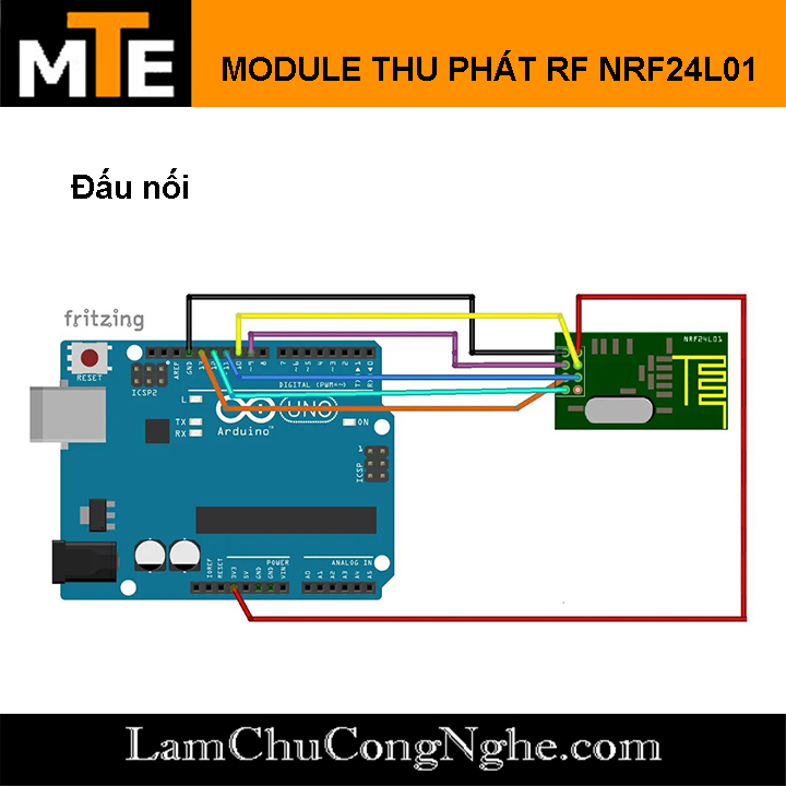 Module thu phát RF NRF24L01 2.4Ghz