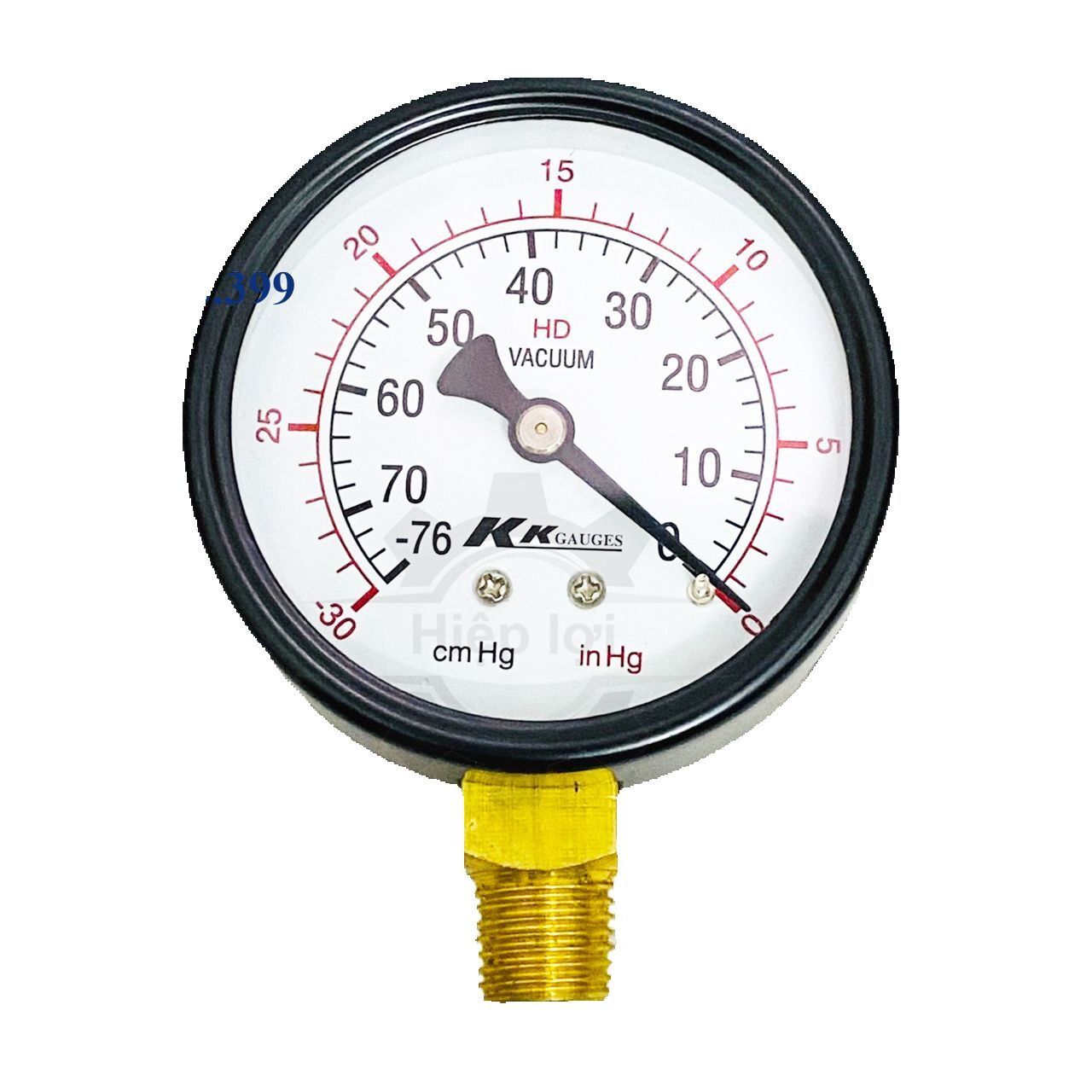 Đồng Hồ Áp Suất KKgauges Không Dầu - Chân Đứng, Hiển Thị Rõ, Độ Chính Xác Cao