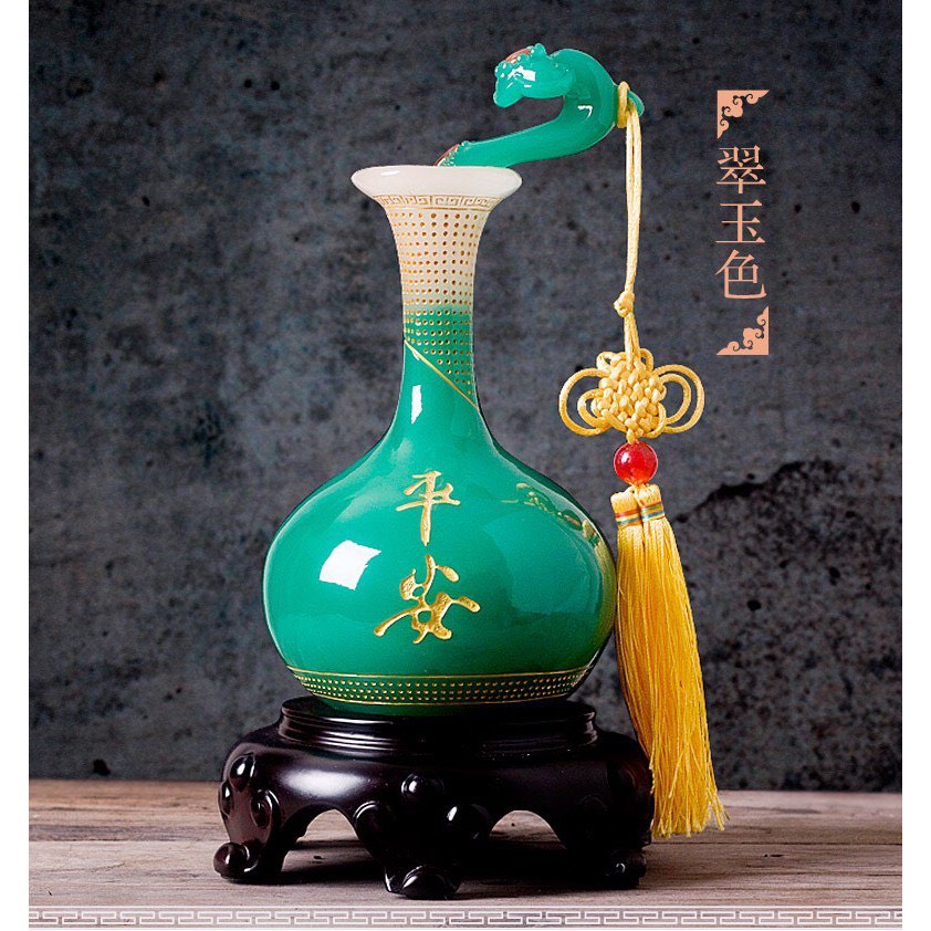 [Phong Thủy] Lọ Bình An Như Ý [2 size]