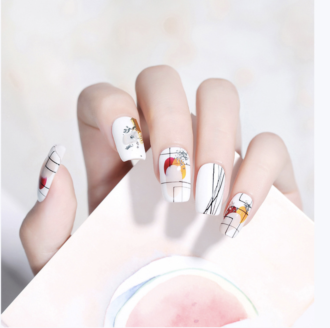 Gel Nhện Trang Trí Móng Line UV Gel 8ml Siêu Mượt
