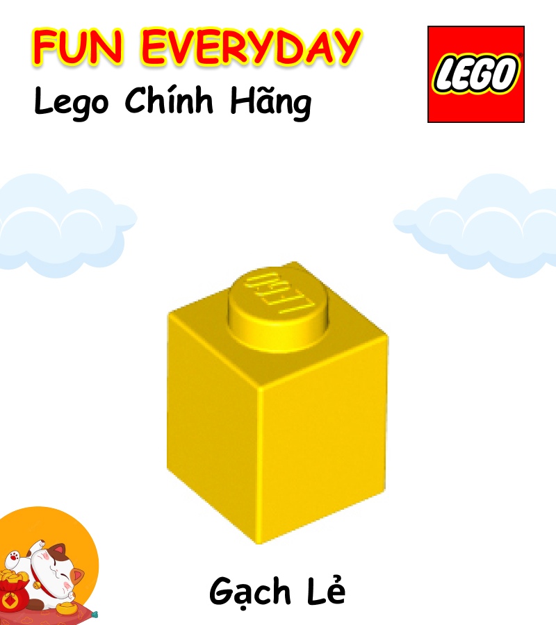 Gạch lẻ LEGO 3005 Brick 1 x 1 [Chính hãng]