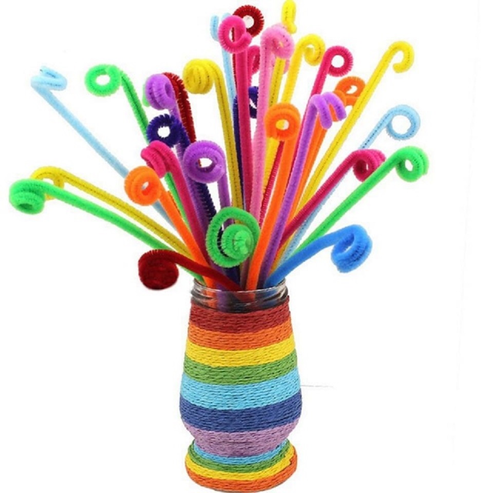100 cọng kẽm nhung làm tóc Dài 30cm