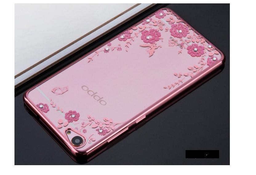 ốp lưng dẻo đính đá cho Oppo A71