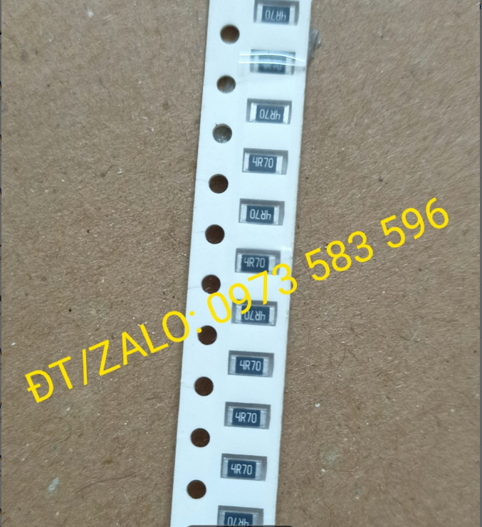 Điện Trở Dán 4R70 4.7Ω 1206 1/4W (100 con/Túi)