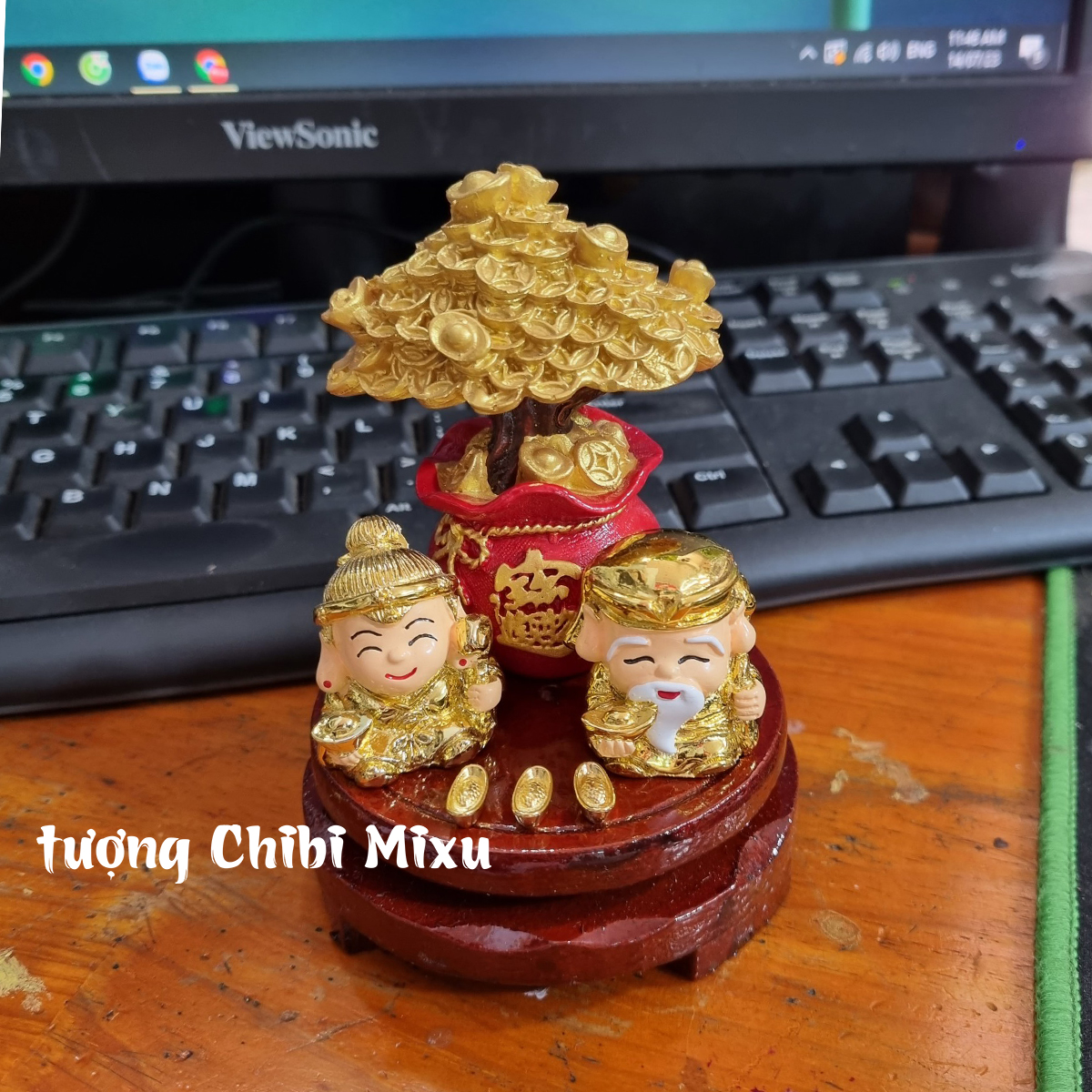 Combo Tài Lộc (gồm ông Thần Tài + Bà Lộc)