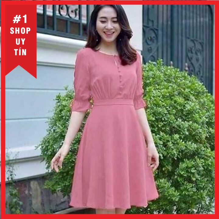 [HCM]ĐẦM XÒE PHỐI NÚT BỌC K2 ĐỦ SIZE 30 ĐẾN 72KG