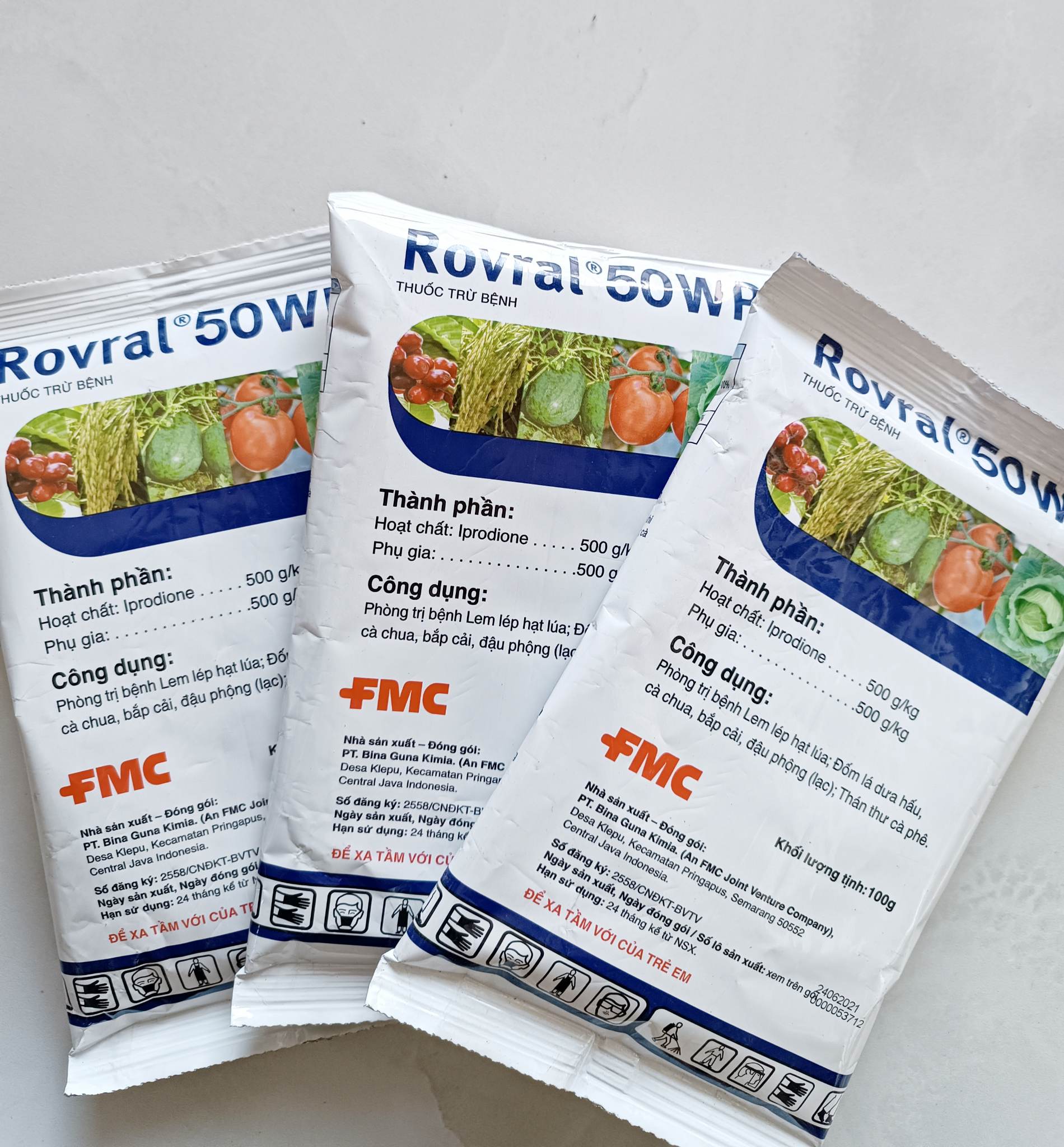 Thuốc trừ bệnh ROVRAL 50WP gói 100g
