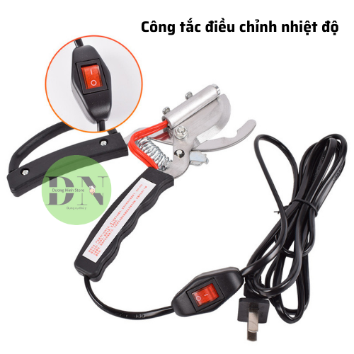 Kìm cắt đuôi heo bằng điện có công tắc