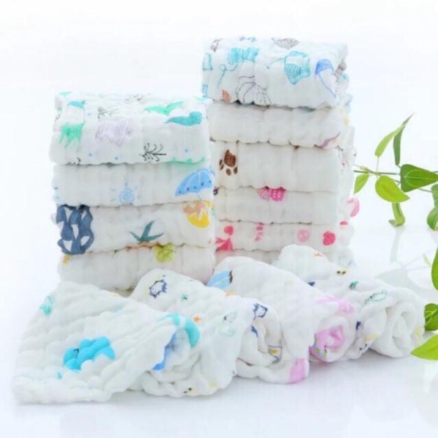 Khăn mặt cho bé , khăn sữa xô 6 lớp rửa mặt cho bé