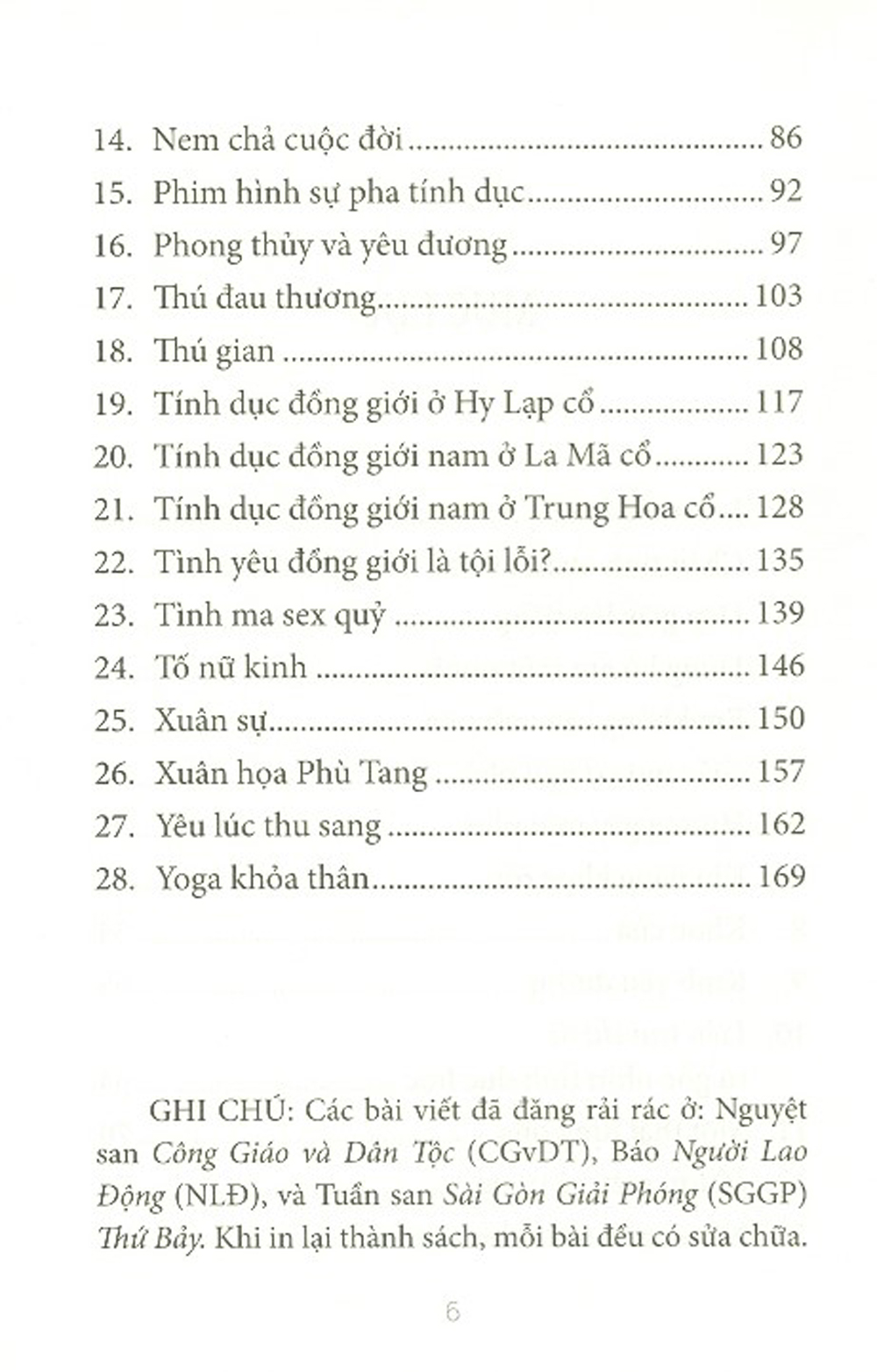 Câu Chuyện Tính Dục Đông Tây