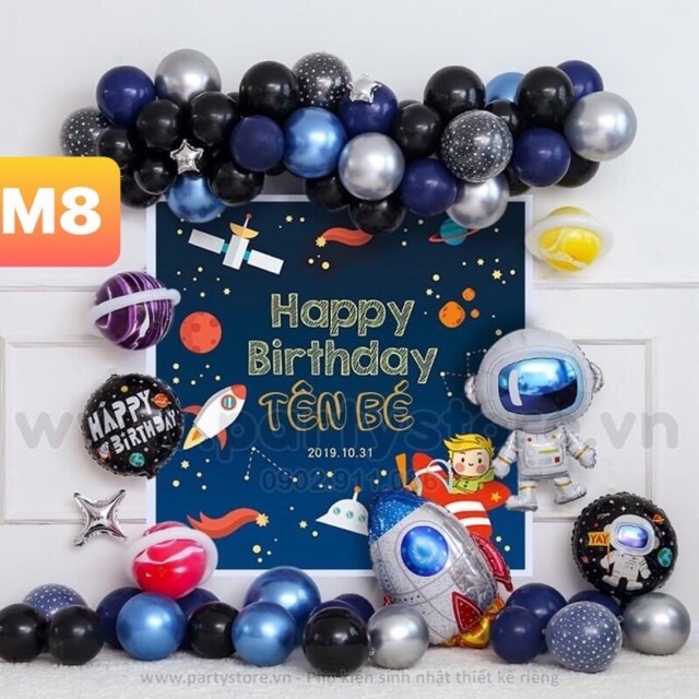 Set VIP trang trí sinh Nhật