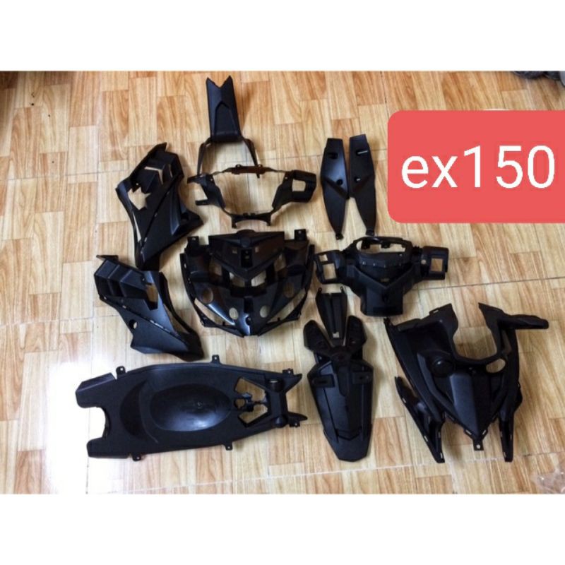full dàn nhựa nhám đen exciter 150 zin full box