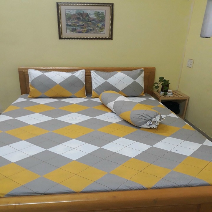 [HCM]Bộ Drap Cotton Thắng Lợi {4 MÓN} đủ size { chuẩn logo]