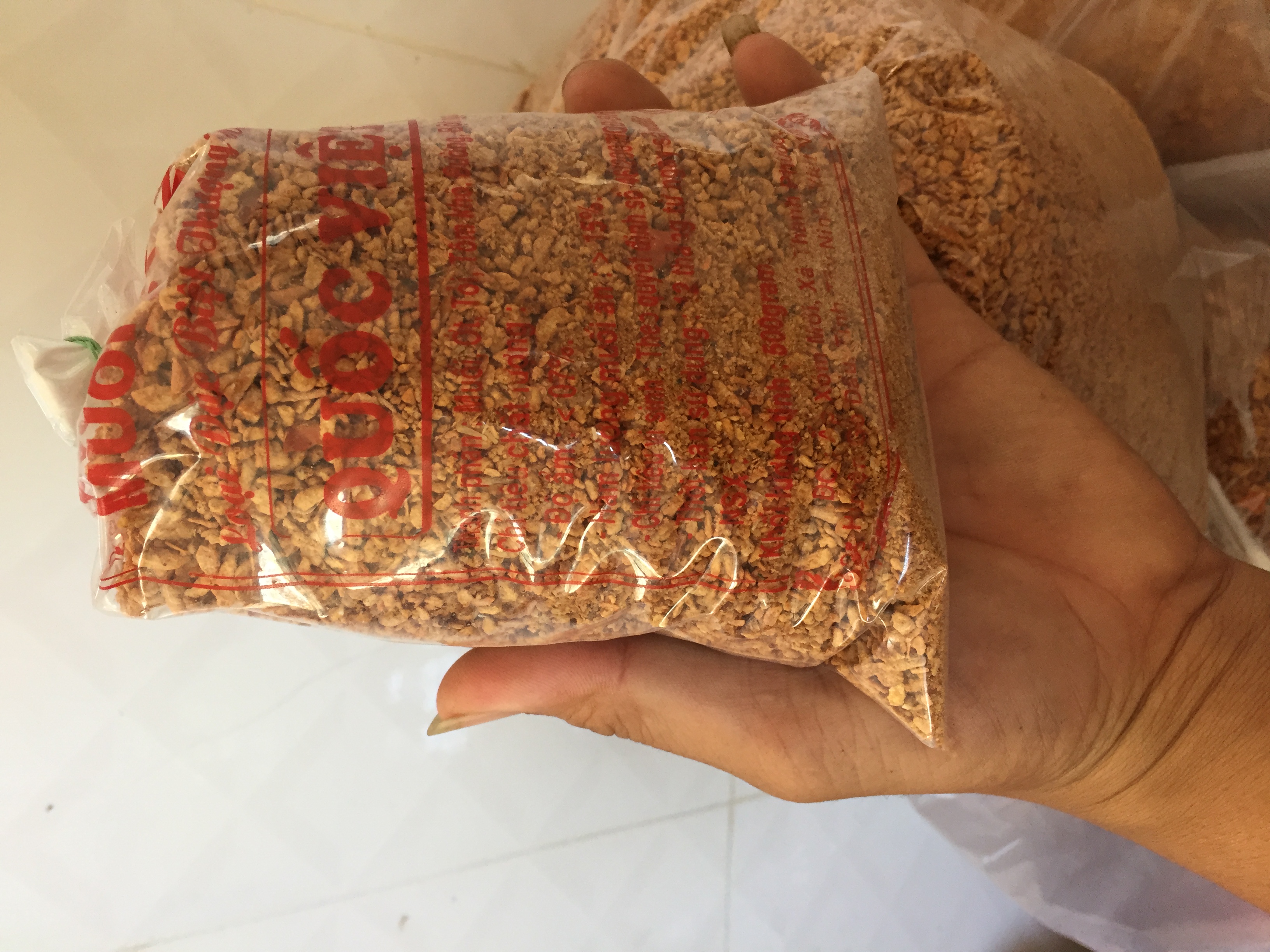 Muối tôm Tây Ninh [ bịch 500g ]