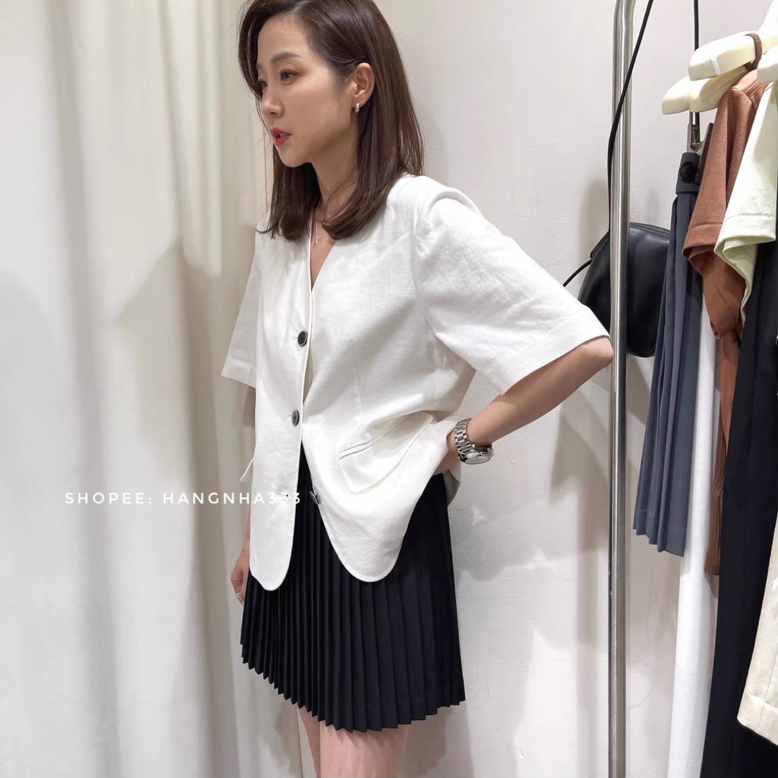 LOẠI 1 || CHÂN VÁY NGẮN XẾP LY NHỎ BASIC