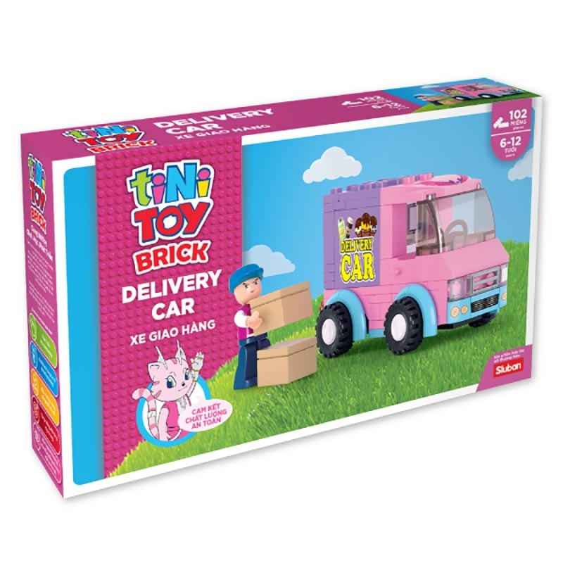 Đồ Chơi Lắp Ráp Tinitoy Xe Vận Chuyển TERA (102 Mảnh Ghép)
