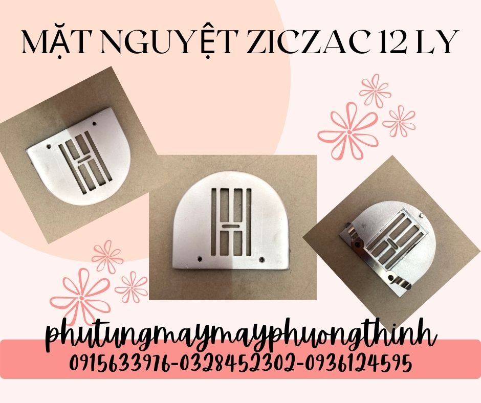 Mặt nguyệt ziczac 12 ly