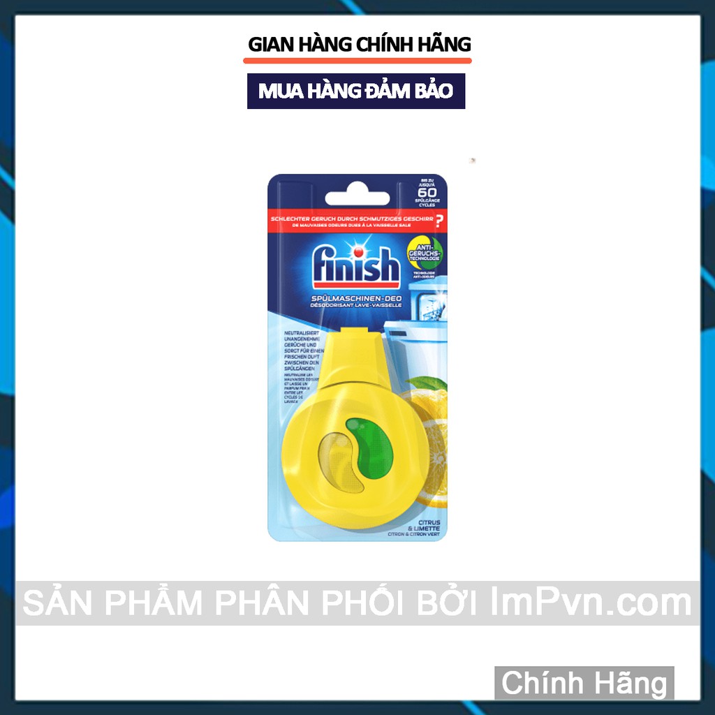 Khử mùi, treo thơm máy rửa bát Finish