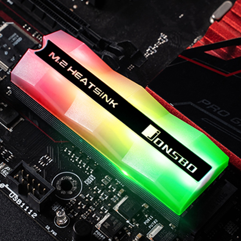 Jonsbo M.2 ARGB Lighting M.2 SSD Heatsink 5V 3Pin Solid State Hard Disk