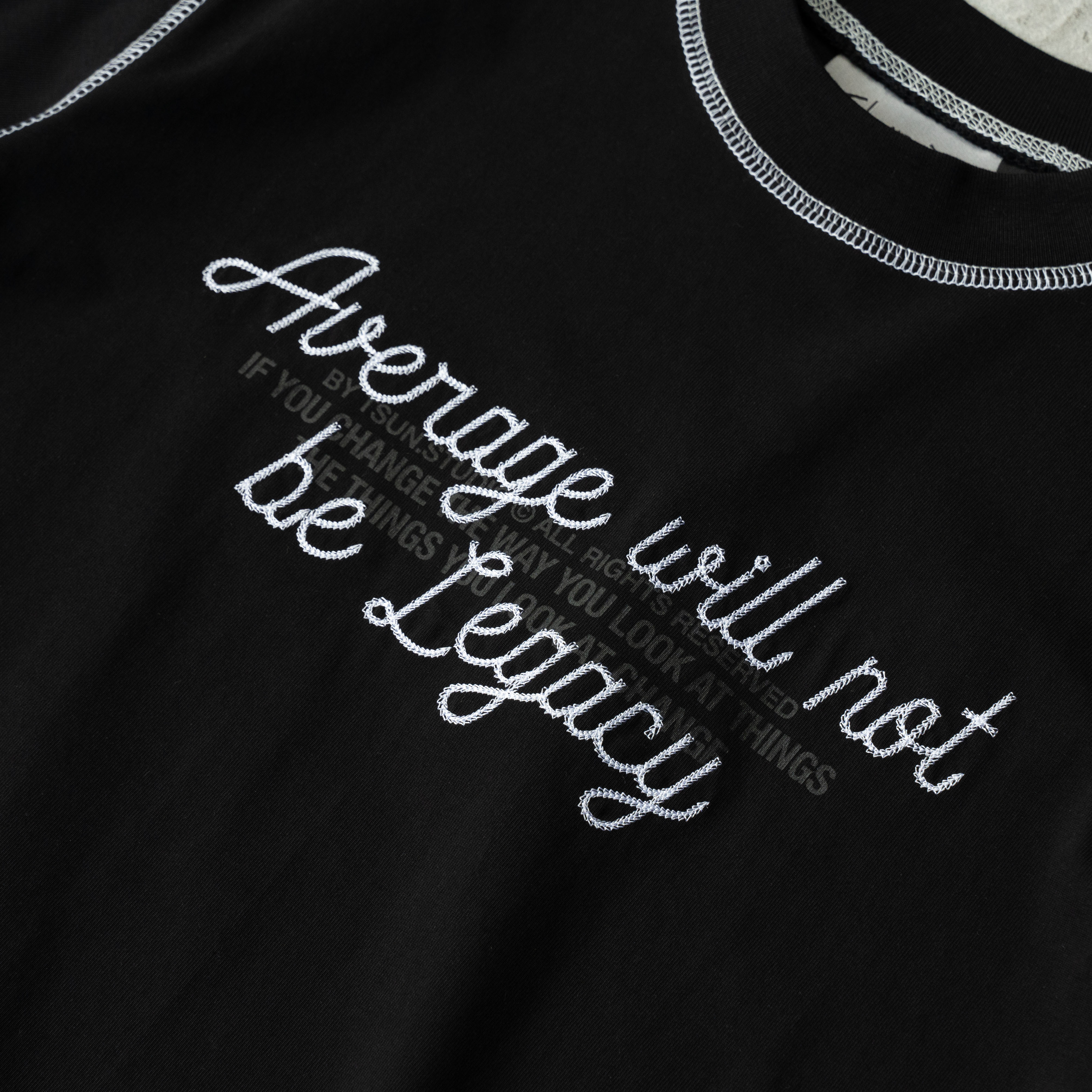 Áo Baby Tee TSUN SIGNALINE - Đen - [UNISEX] - Thêu