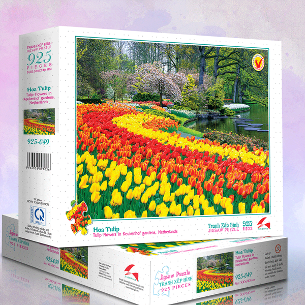 Tranh xếp hình 925 mảnh - Hoa Tulip