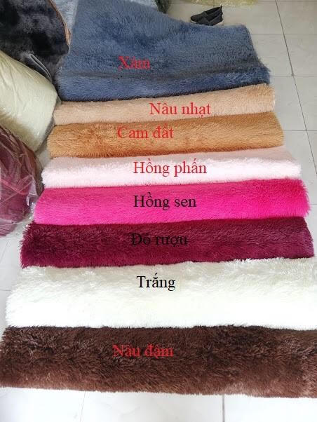 Thảm Lông Trơn trải sàn - nhiều kích thước