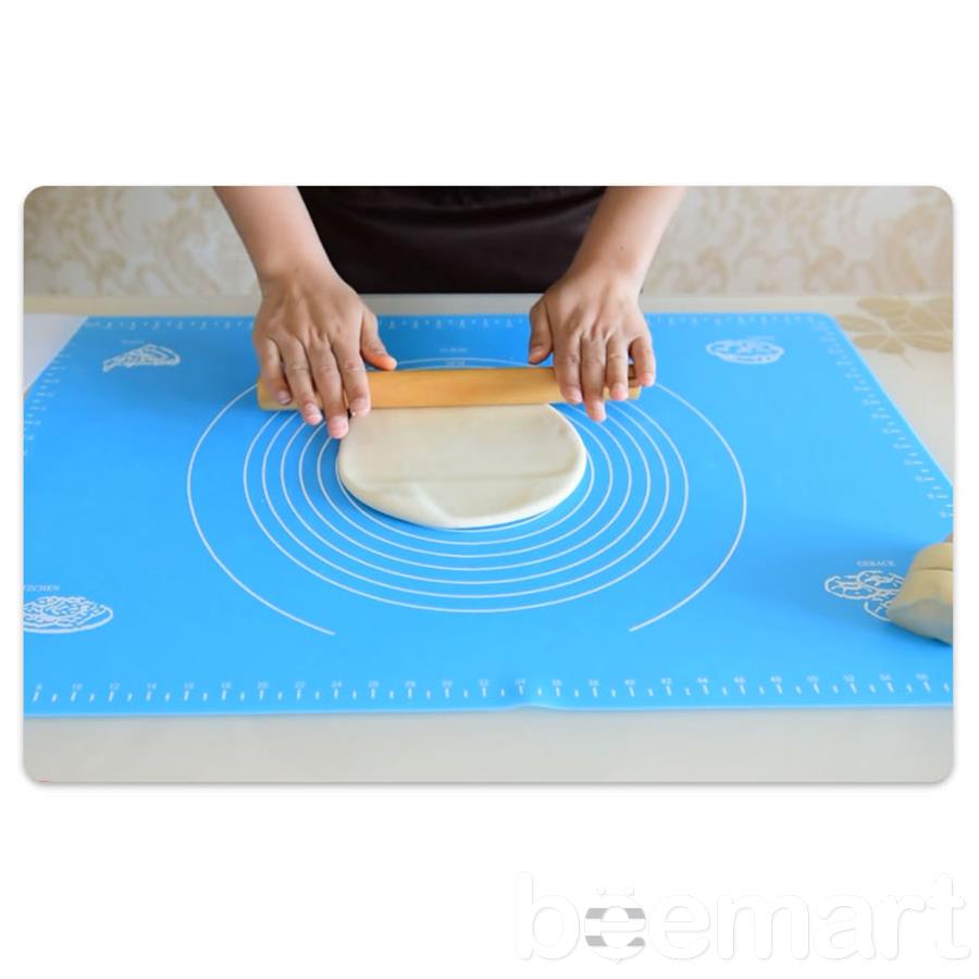 [HCM]TẤM LÓT SILICON NHÀO BỘT LÀM BÁNH 40x50cm