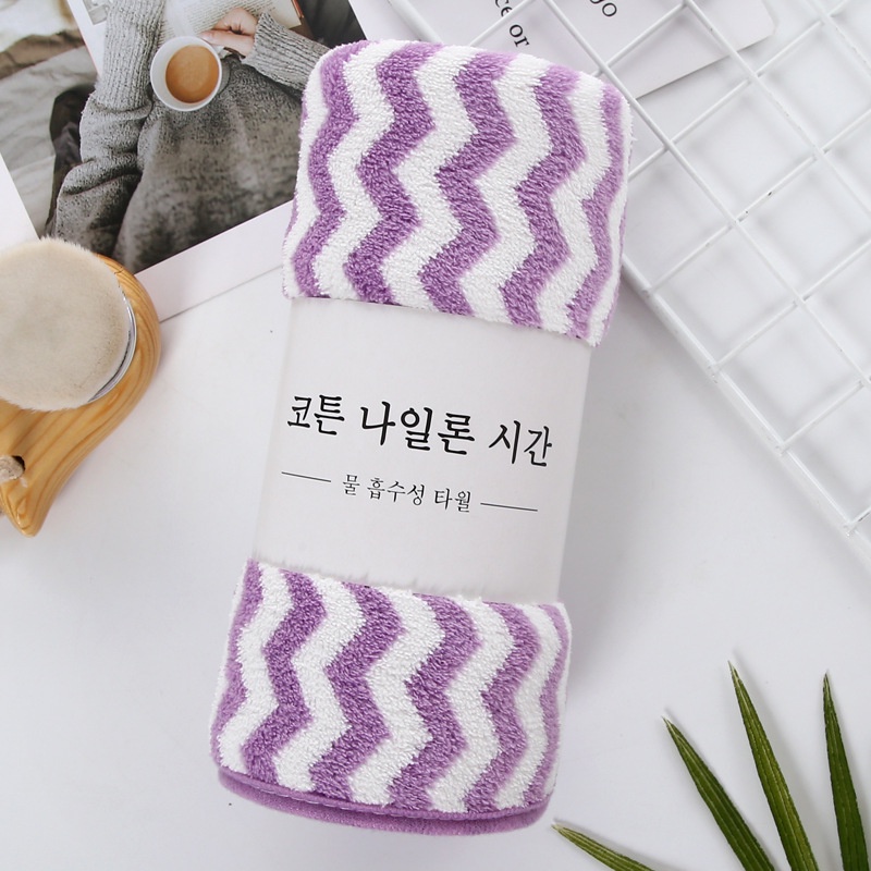 Khăn mặt lông mịn xuất Hàn 30 x 50cm siêu thấm nước