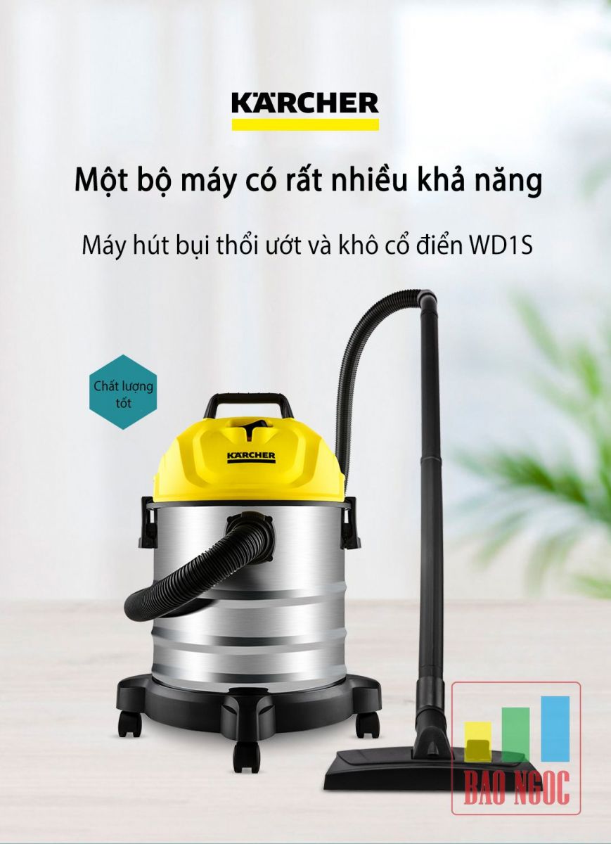 Máy hút bụi công nghiệp KARCHER WD1