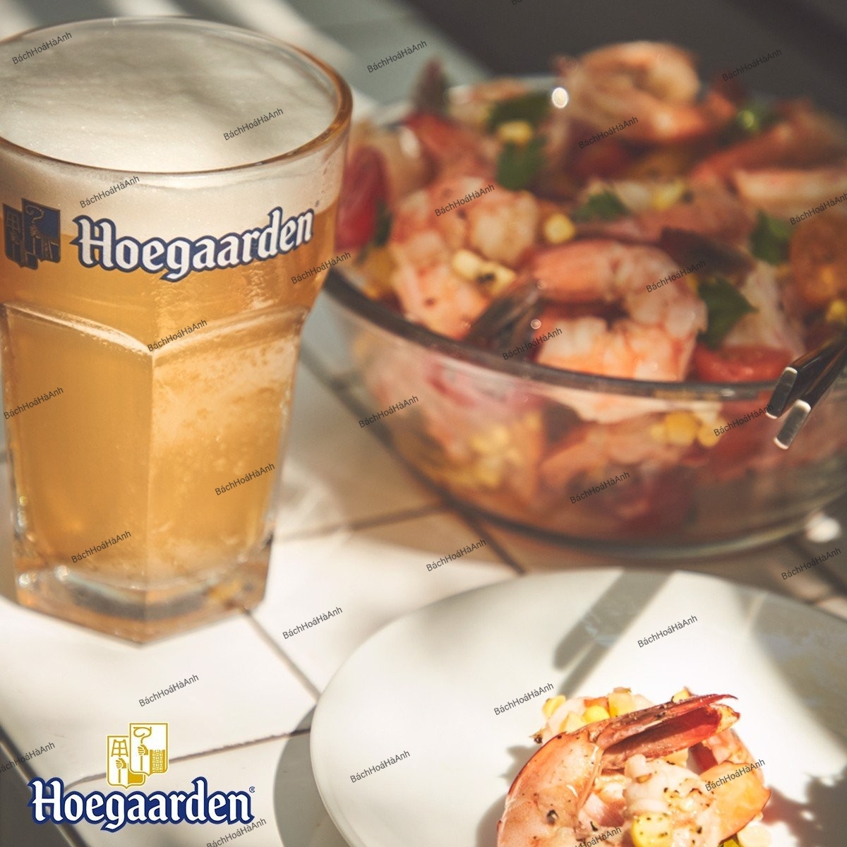 BIA HOEGAARDEN WHITE - PACK 6 CHAI 330ML