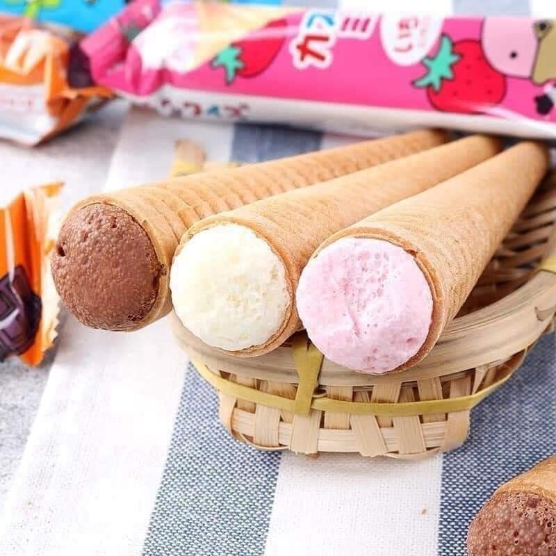 Bánh Ốc Quế Glico Nhật (Gói 10 Cây) 1Y+