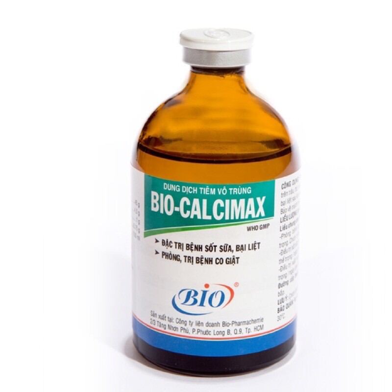 Bio-Calcimax chuyên tri bại liệt phòng, co giật trên vật nuôi.