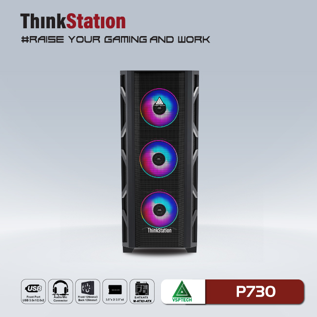 Case VSPTECH ThinkStation P730 (Không kèm Fan)