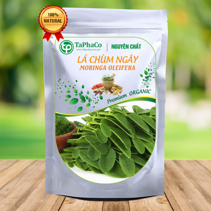 Lá chùm ngây khô 100g - tấn phát