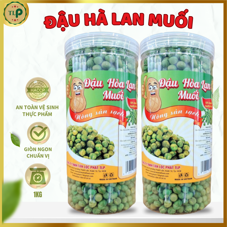 ĐẬU HÀ LAN MUỐI TÂN LỘC PHÁT - HŨ 500G