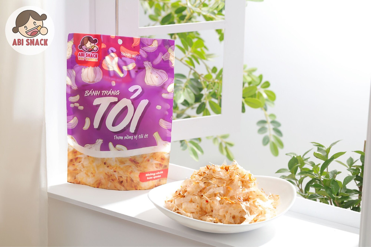 Abi Snack Bánh Tráng Bơ Tỏi