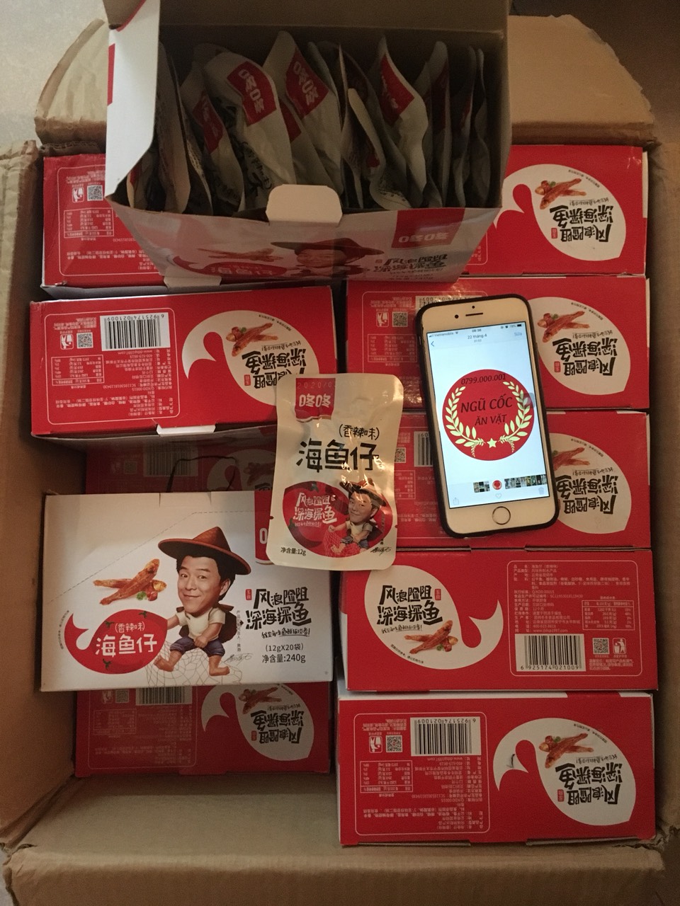 Cá cay hồ nam siêu ngon - hộp 20 gói 400gr