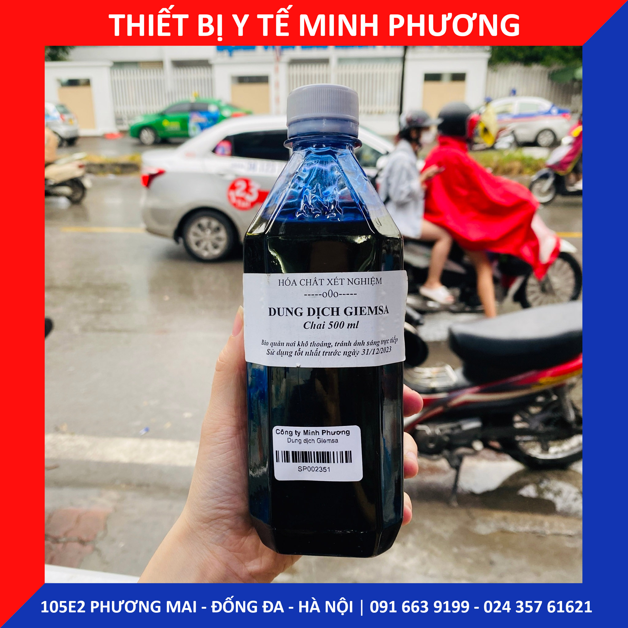 Dung dịch Giemsa chai 500ml