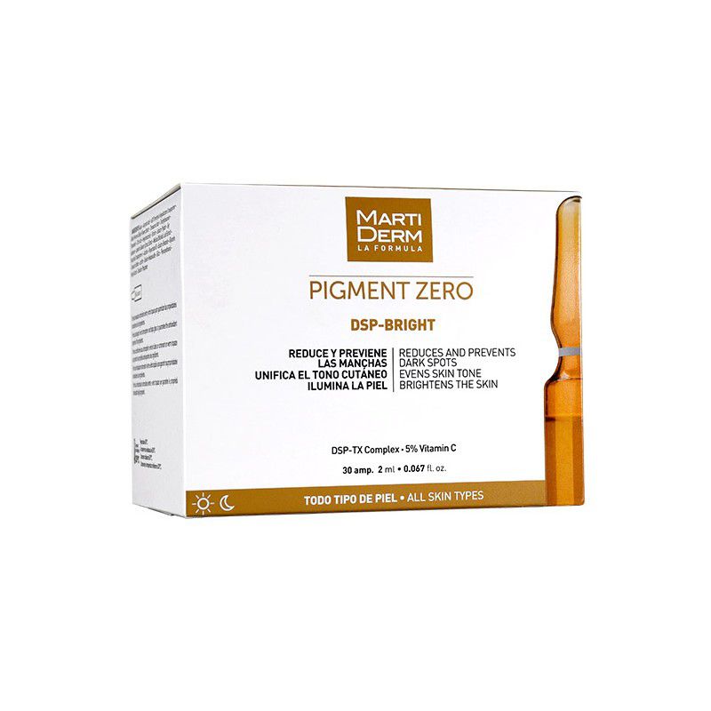 Serum Ampoule Dưỡng Sáng Đều Màu Da Giảm Đốm Sắc Tố MartiDerm Pigment Zero DSP Bright