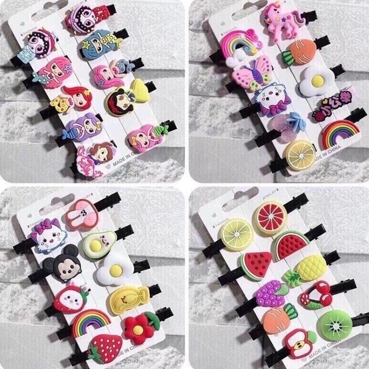 Combo 10 Kẹp Tóc Dễ Thương Cute Cho Bé Gái
