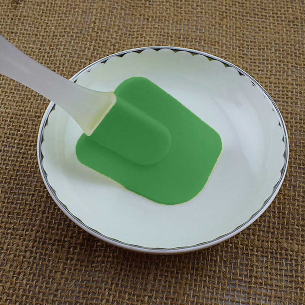 Silicone Cake Spatula Heat Resistant Cream Butter Scraper Kitchen Baking ToolSmall Silicone Spatula Silicone Cake Cream Spatula High Temperature Resistant Mixing Spatula Baking Spatula Tool