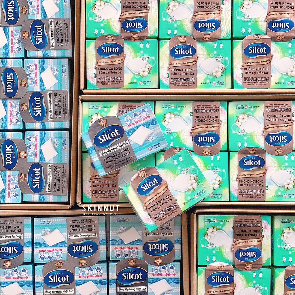 Bông tẩy trang Nhật Bản Silcot (66 miếng/82 miếng)