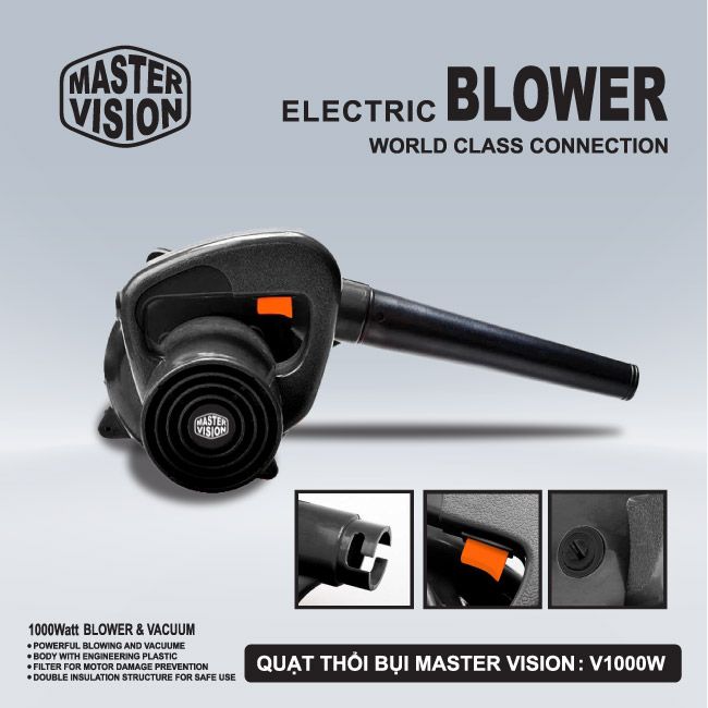 Máy thổi bụi Master Vision V1000W