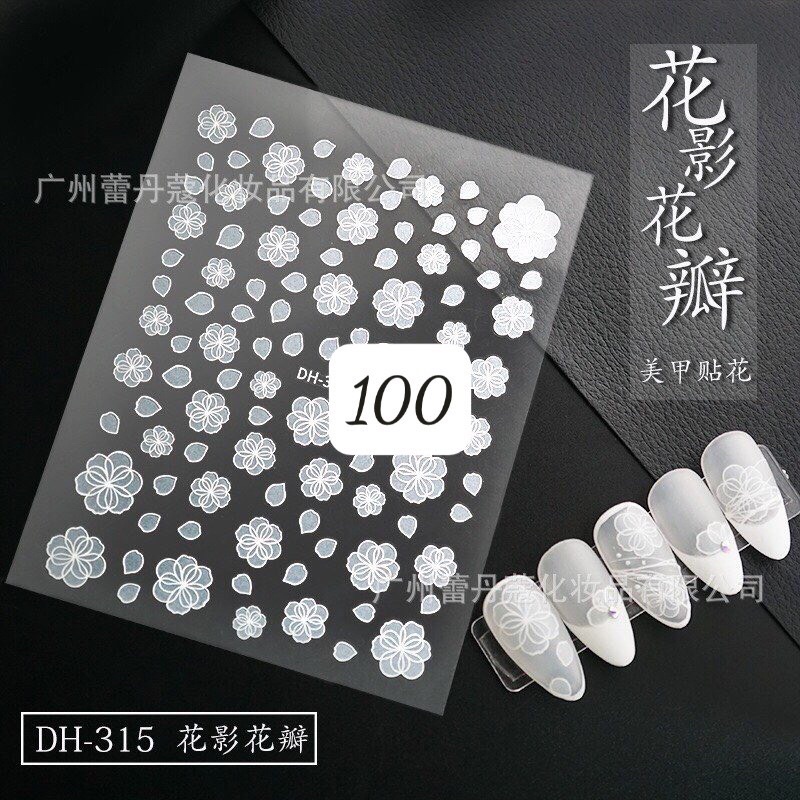 Hình dán sticker trang trí nail các mẫu HOT nhất